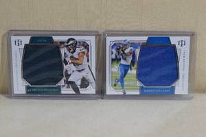 lot 75 image: 2019 National Treasures Tremendous Patch Cards - Golladay, Arcega-Whiteside