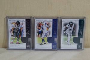 lot 80 image: 2019 National Treasures Century Patch Cards - Vinatieri, Peters, Briggs