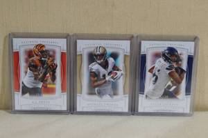 lot 88 image: 2019 National Treasures Cards 99 - Green, Lockett, Thomas