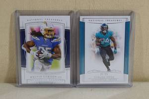 lot 90 image: 2018-19 National Treasures Cards 99 - Gordon, Hyde