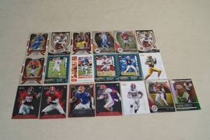 lot 73 image: NFL Rookie Cards - Bateman, Wilson, Lance, Fields, Jones
