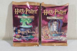 lot 36 image: Harry Potter Card Game Diagon Alley Booster Packs - Sealed