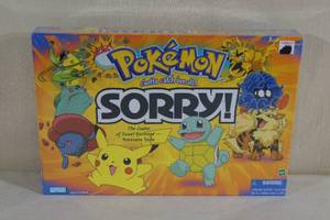lot 28 image: Vintage Sealed Pokemon Sorry Board Game