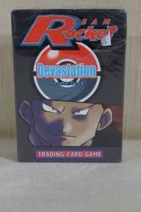 lot 2 image: Vintage Sealed Red Number Pokemon Team Rocket Devastation Theme Deck