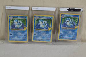 lot 10 image: Pokemon Celebrations Blastoise Holo Rare Cards