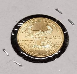 2005 US $5 AMERICAN GOLD EAGLE 110th OZ
