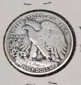 1938 WALKING LIBERTY SILVER HALF DOLLAR