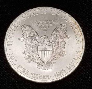 2012 AMERICAN SILVER EAGLE 1 TROY OZ .999 FINE SILVER DOLLAR