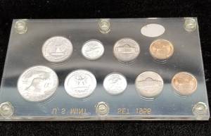 1956 US MINT SET IN CAPITAL PLASTICS HOLDER SHARP BU COINS
