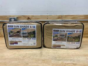 lot 112 image: Lot of 2 Sun Shade Sails