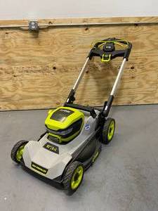 lot 111 image: RYOBI 21 Cordless Lawn Mower (RY401014US)- Tool Only (non-working)