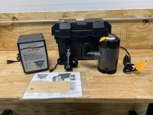 lot 19 image: PRO SERIES PUMPS 2400 GPH Battery Backup Sump Pump System