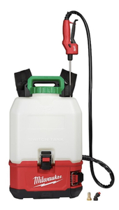 lot 20 image: MILWAUKEE M18 18-Volt 4 Gal. Lithium-Ion Cordless Switch Tank Backpack Pesticide Sprayer (Tool-Only)