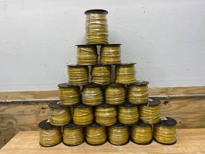 lot 52 image: PRO-TRACE Lot of 20 Spools of-  12 Gauge High-Flex Tracer Wire with 1 Spool of 14 Gauge (tall spool)
