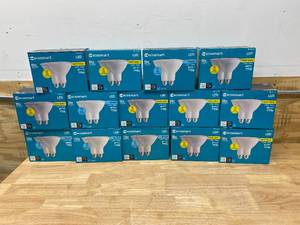 lot 84 image: ECOSMART Lot of 14 Boxes of-  90-Watt PAR38 Bright White LED Flood Lights -1000 Lumens (2 per box)