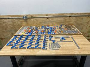lot 90 image: EMPIRE- Lot of T-Bevels and Combination Square (parts)