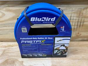 lot 103 image: BLUBIRD Professional-Duty Rubber Air Hose (50 ft)