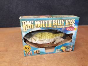 lot 1016 image: Big Mouth Billy Bass In Original Box