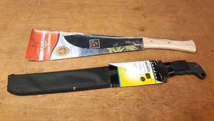 lot 1081 image: Lot of (2) NEW Machetes 18 and 21