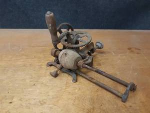 lot 1106 image: Antique Sickle Blade Sharpener - Cast Iron