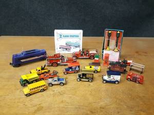 lot 1160 image: Lot of Toy Cars, Fire Engines  and More