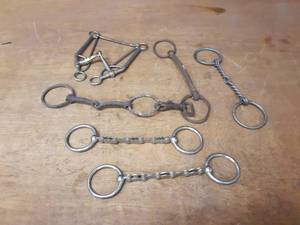 lot 1179 image: Lot of (6) Horse Tack Bits