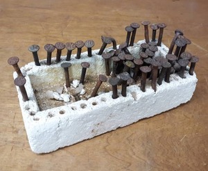 lot 1181 image: Large Lot of (53) Antique Dated Railroad Nails - All are 1930s and 1940s