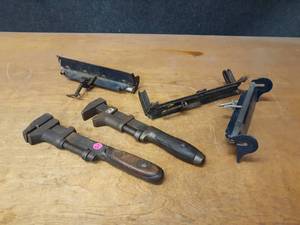 lot 1211 image: Pair of Antique Monkey Wrenches and More
