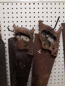 lot 1316 image: Lot of (4) Vintage Saws - All about 28 Long