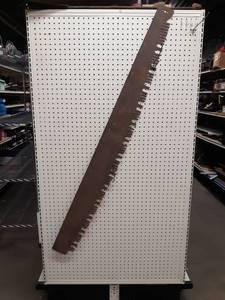 lot 1319 image: Large Antique 2-Man Saw - No Handles - Overall about 60 Long