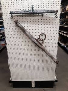 lot 1340 image: Lot of (2) Antique Wood and Steel Eveners - About 29 and 40