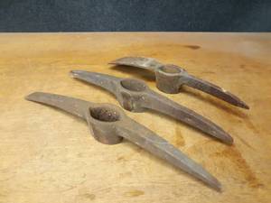 lot 1357 image: Lot of (3) Pick Axe Heads