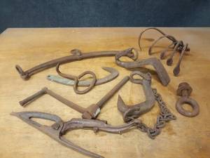 lot 1366 image: Lot of Antique Farm Iron