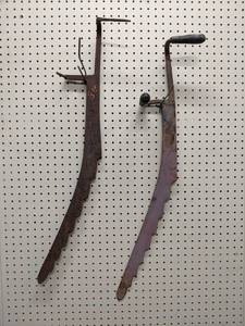 lot 1300 image: Pair of Antique Hay Cutters - Each measures about 36