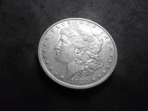 1880 O Morgan Silver Dollar