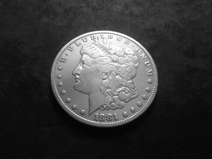 1881 CC Morgan Silver Dollar