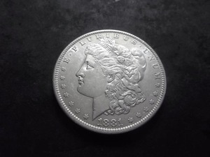 1881 O Morgan Silver Dollar