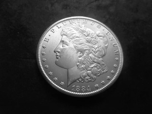 1884 CC Morgan Silver Dollar