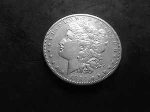 1884 S Morgan Silver Dollar