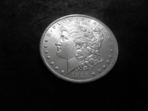 1885 CC Morgan Silver Dollar
