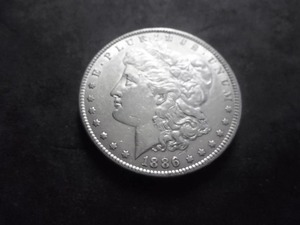 1886 Morgan Silver Dollar