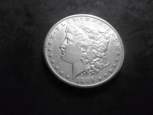 1886 S Morgan Silver Dollar
