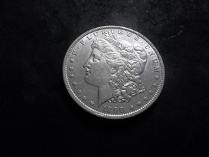 1890 O Morgan Silver Dollar