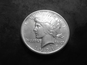 1921 Peace Silver Dollar High Relief 100 Years