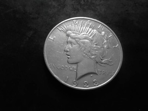1923 D Peace Silver Dollar