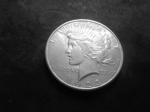 1923 S Peace Silver Dollar