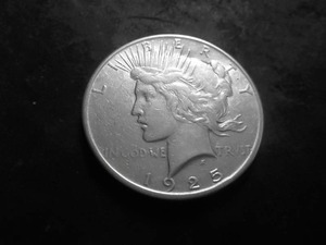 1925 Peace Silver Dollar