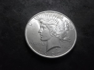 1927 D Peace Silver Dollar