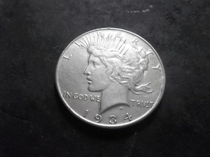 1934 Peace Silver Dollar