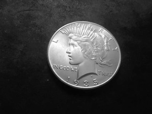 1935 Peace Silver Dollar